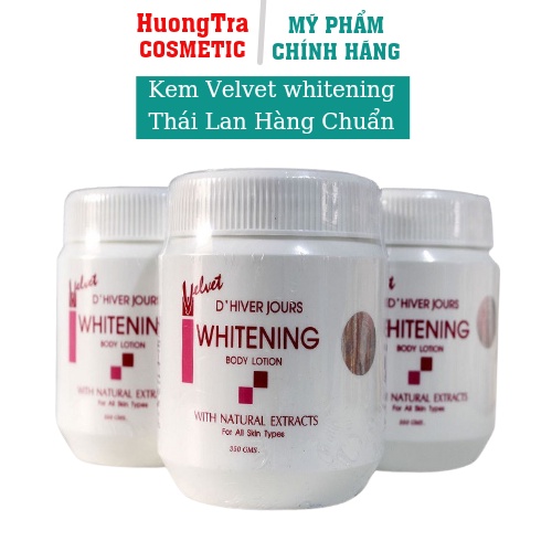 Kem Dưỡng Trắng Da Whitening Body Lotion Velvet Thái Lan 350g