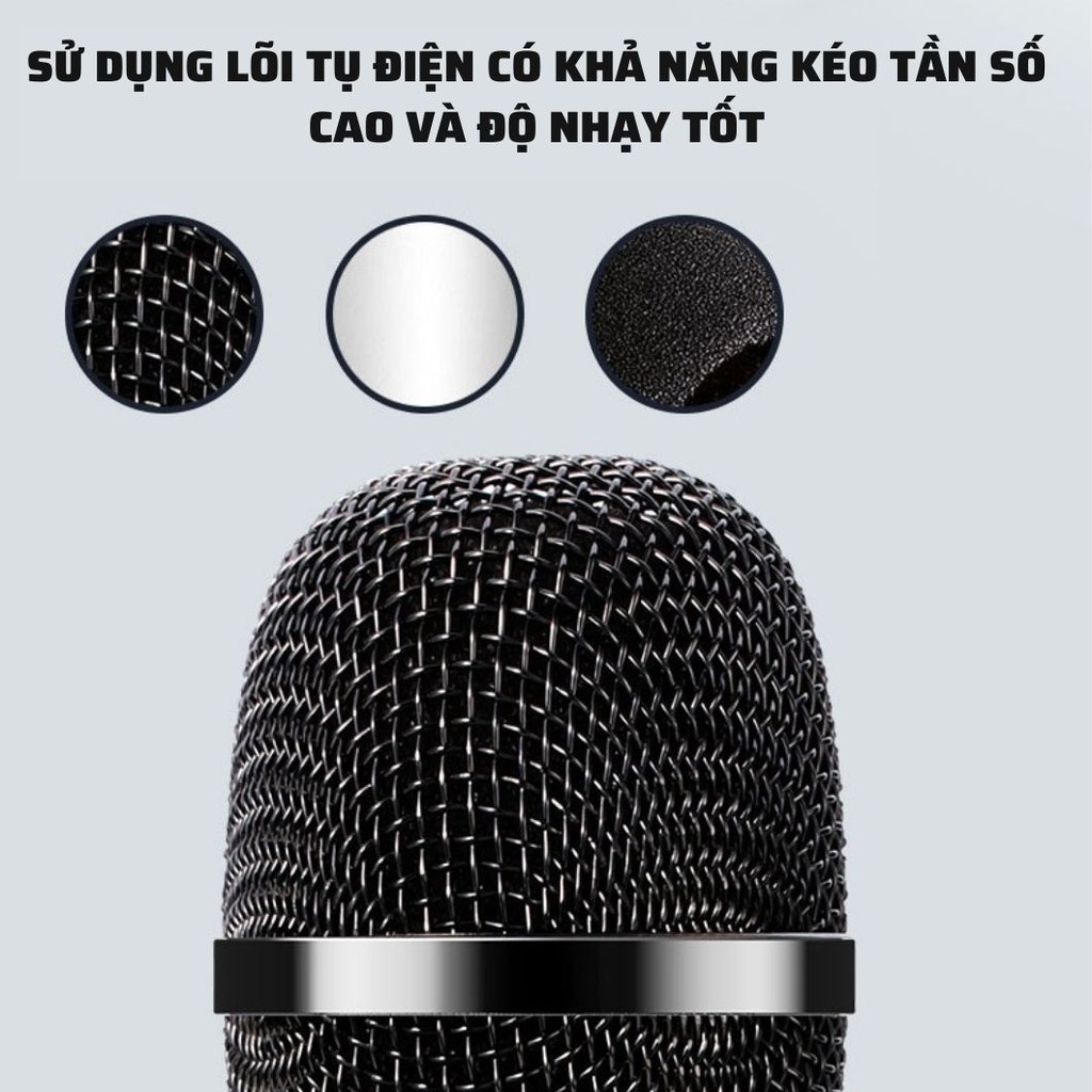 Micro karaoke bluetooth mic hát không dây kèm loa chính hãng REMAX K05 cao cấp