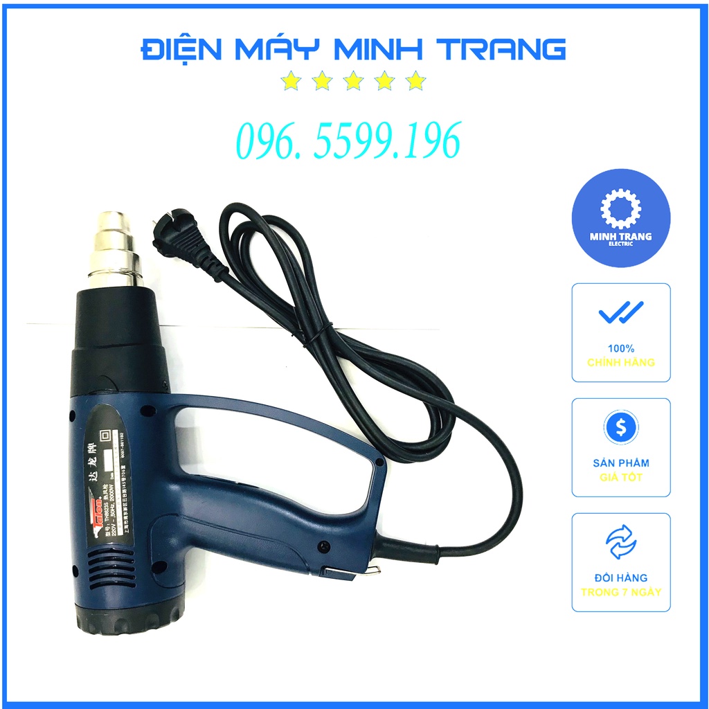 Máy Khò Hơi Nóng Talon - 2000W,  Bọc Giỏ Quà Tết,Bọc Giỏ Hoa Quả..