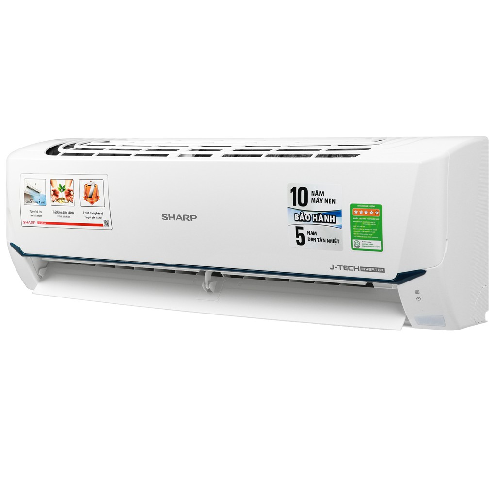 Máy lạnh Sharp Inverter 1.5 HP AH-X12XEW -Có Tự động làm sạch, Lọc bụi, kháng khuẩn, khử mùi.Giao hàng miễn phí HCM