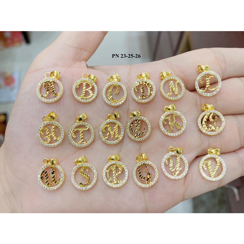 Mặt chữ theo tên lên vàng 10 k