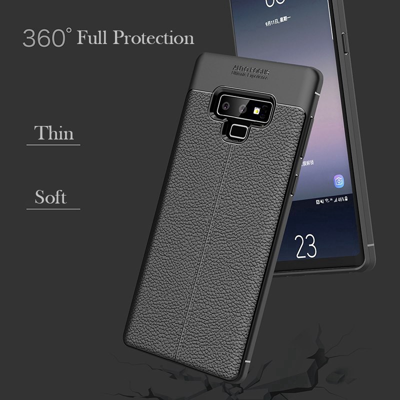 Ốp điện thoại Topewon bằng da PU mềm mịn sang trọng cho Samsung Galaxy Note 9