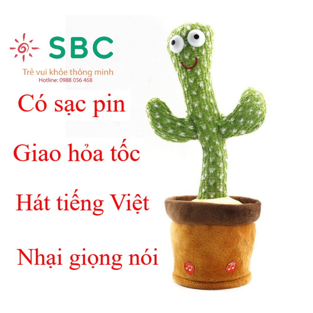 Cún bị ong trích hát và nhại tiếng vui nhộn kèm đèn nháy có sạc USB