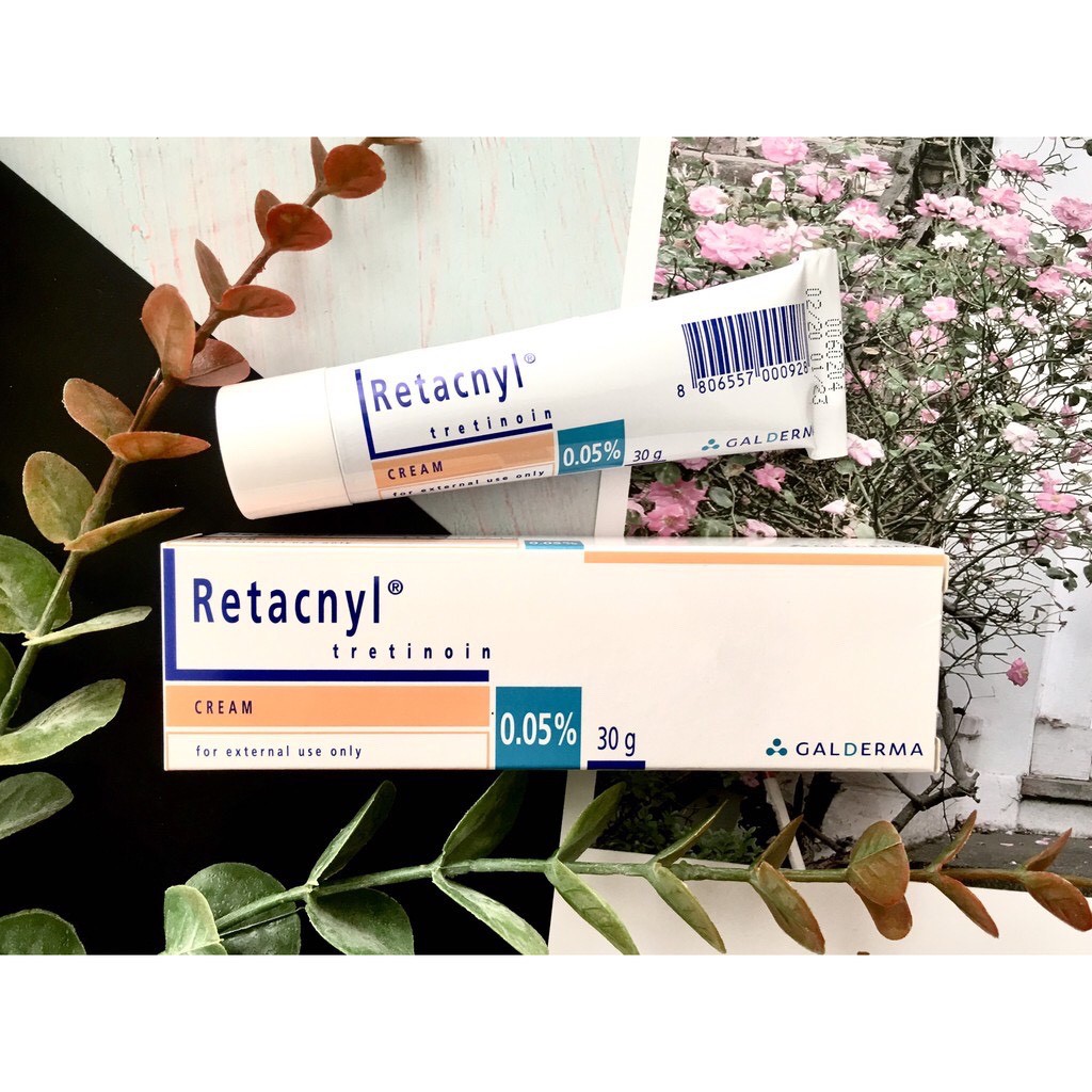 Kem Hỗ Trợ Giảm Mụn , Lão Hóa Da - Retacnyl Tretinoin Cream 0.05% 30g