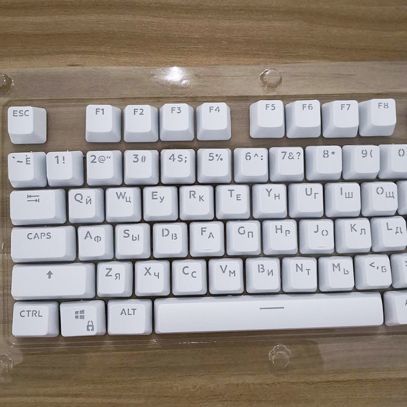 Bộ 104 Nút Bàn Phím Cơ Bằng Nhựa ABS Trong Mờ Cho Bàn Phím Cơ