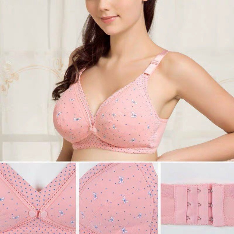 SET ĐỒ LÓT BẦU họa tiết hoa nhí cotton thấm hút mồ hôi hàng mới về
