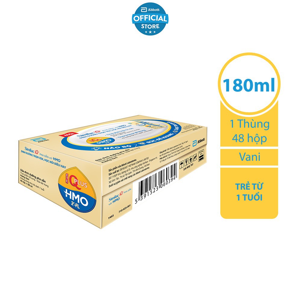 Thùng 48 Hộp Sữa nước Similac Gold Label 180ml/hộp