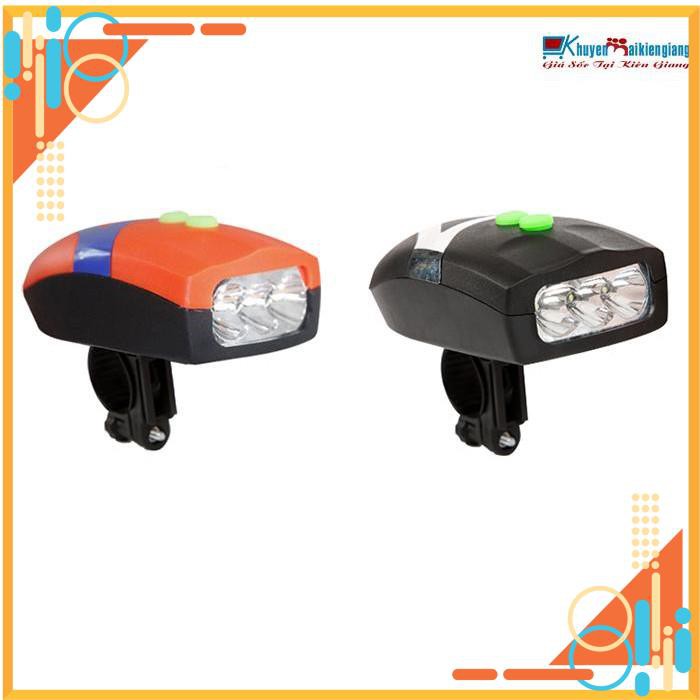 🎯XẢ LỖ🎯 Đèn Chiếu Sáng Kiêm Còi Dành Cho Xe Đạp