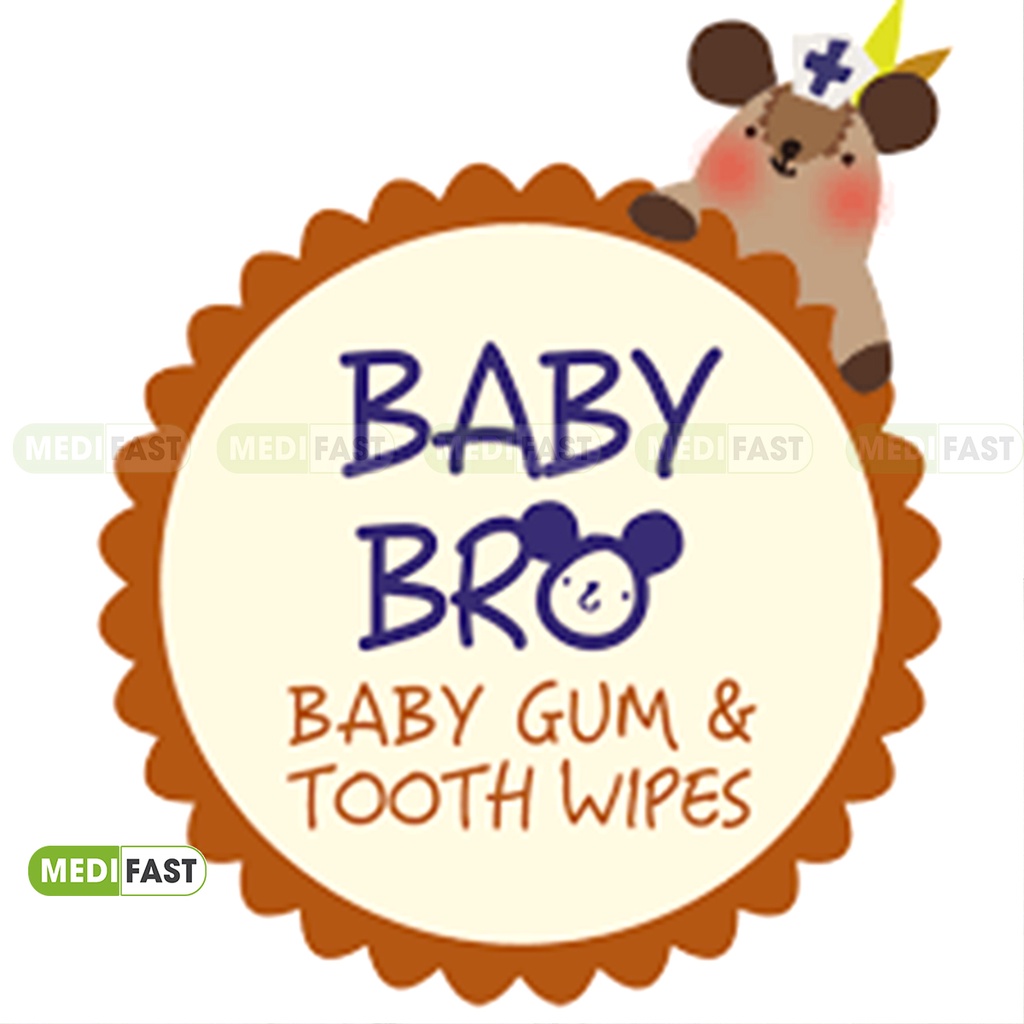 Gạc rơ lưỡi Baby Bro - Nhập khẩu Hàn Quốc - Baby Pro vệ sinh răng miệng cho bé