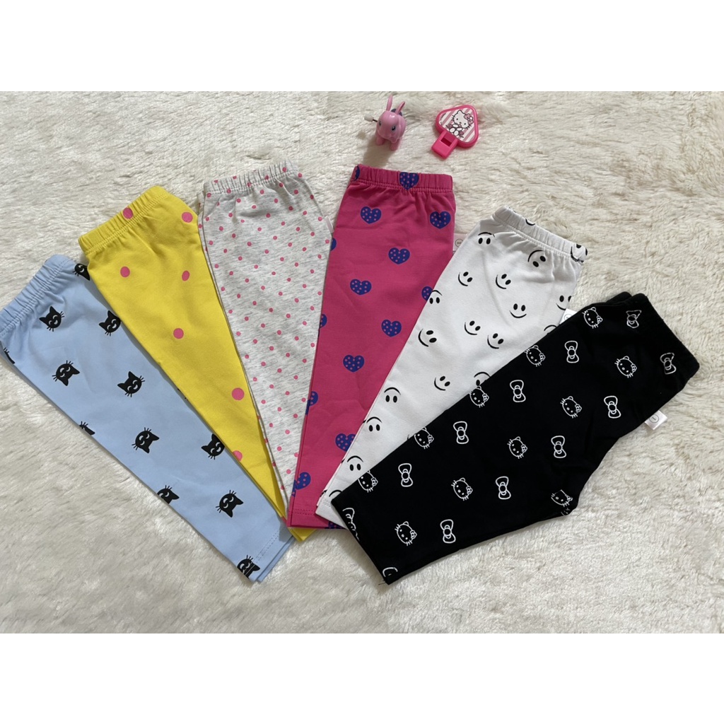 Quần Legging Cho Bé Dưới 10kg Vải cotton 100% co dãn thoải mái