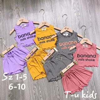 Bộ chuối banana cho bé gái