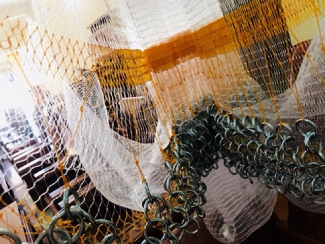 Chài xích bắt cá dài 4m bung 8m