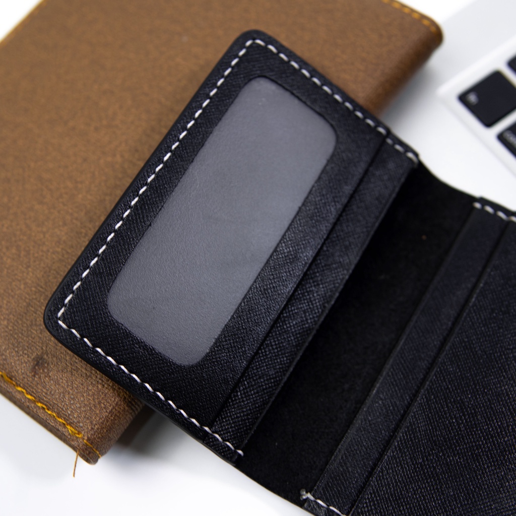 Ví Mini Nam Nữ WEMODA đựng card da bò Saffiano nhiều màu cao cấp bảo hành 24 tháng
