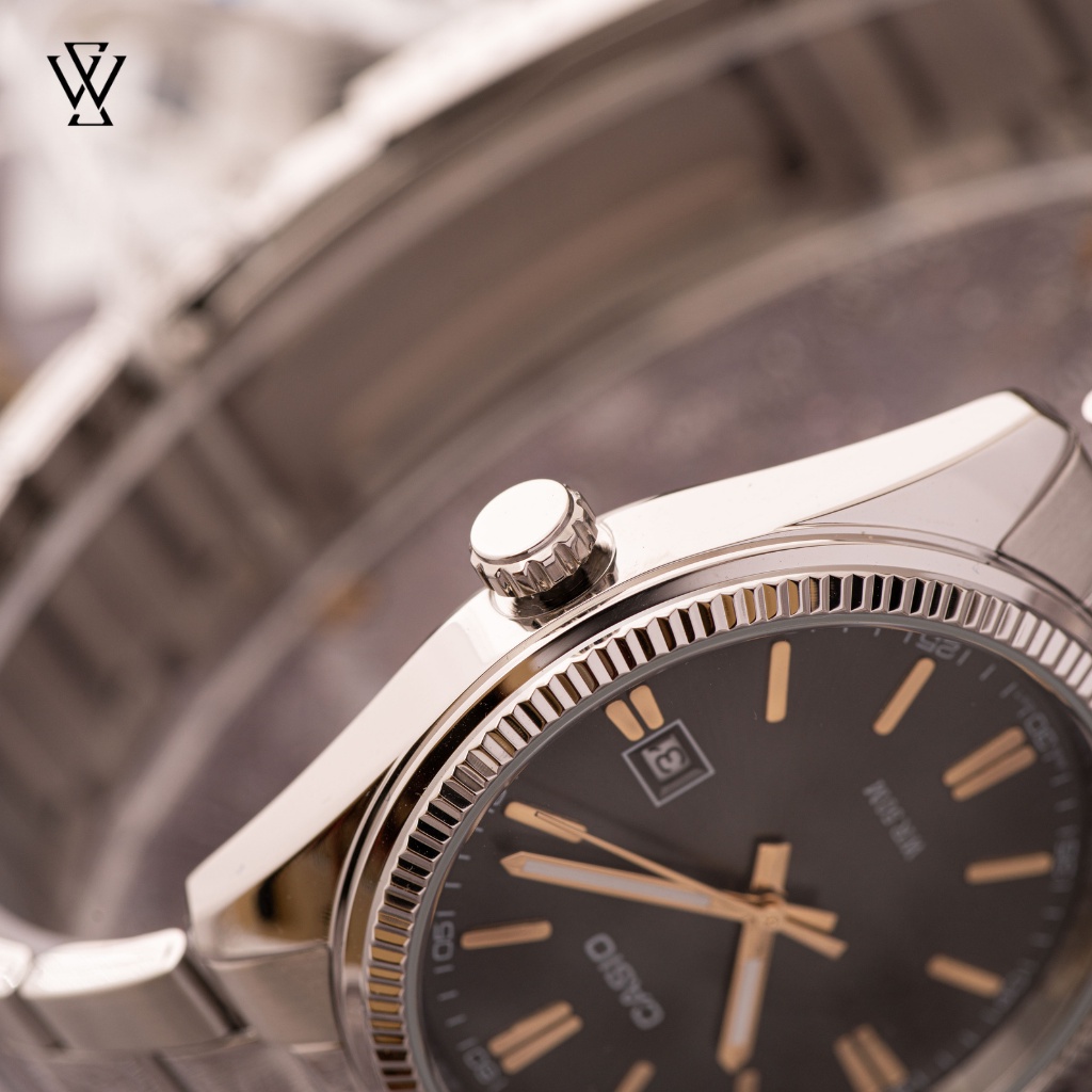 Đồng Hồ Quartz Nam Casio WATCHSTORE MTP-1302D-1A2VDF Thiết Kế Mặt Kính Khoáng 38mm, Dây Kim Loại Và Vỏ Thép Không Gỉ