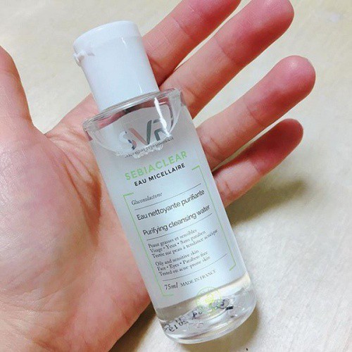 Nước tẩy trang SVR làm sạch da giúp loại bỏ dầu SEBIACLEAR Eau Micellaire