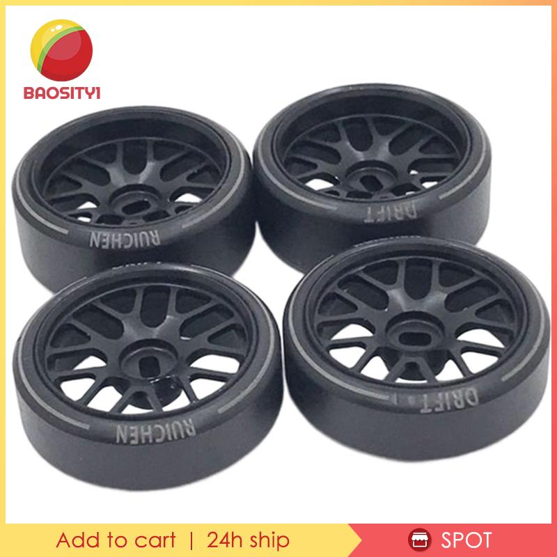 Bộ 4 Bánh Xe Cao Su Tỉ Lệ 1: 28 Dành Cho Xe Đồ Chơi Wltoys K989 Crawler