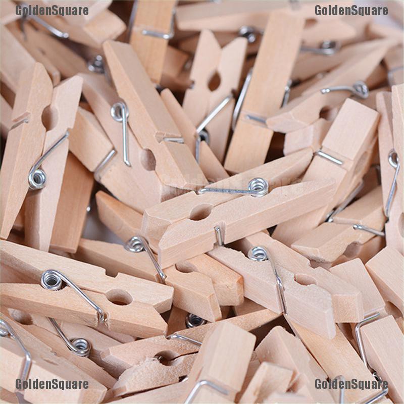 Kẹp Ảnh Bằng Gỗ Tự Nhiên 50x25MM