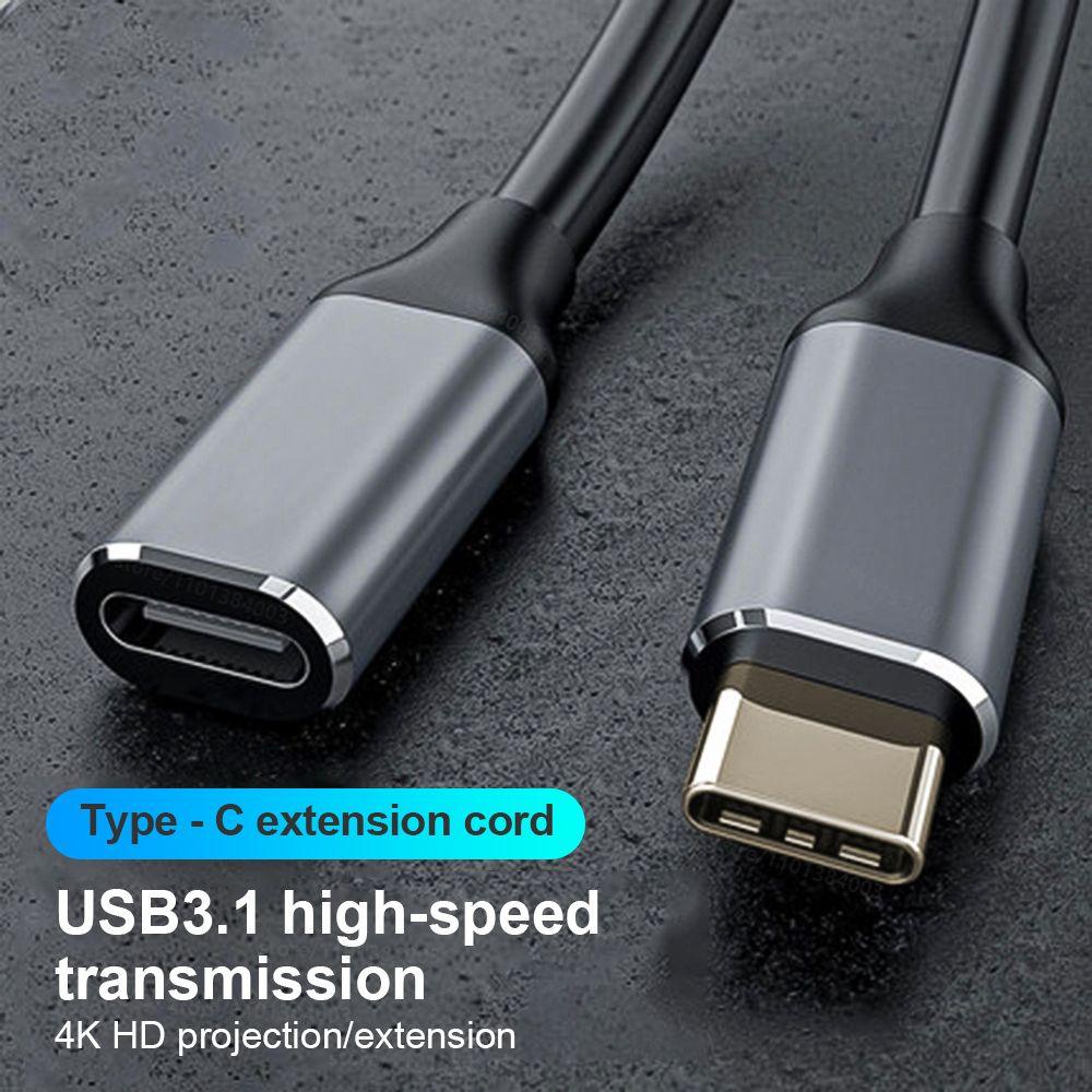 Dây Cáp Nối Dài USB C 5A Đầu Cắm Sang Cổng Cắm Type-C 100W Cho Laptop / Điện Thoại Di Động