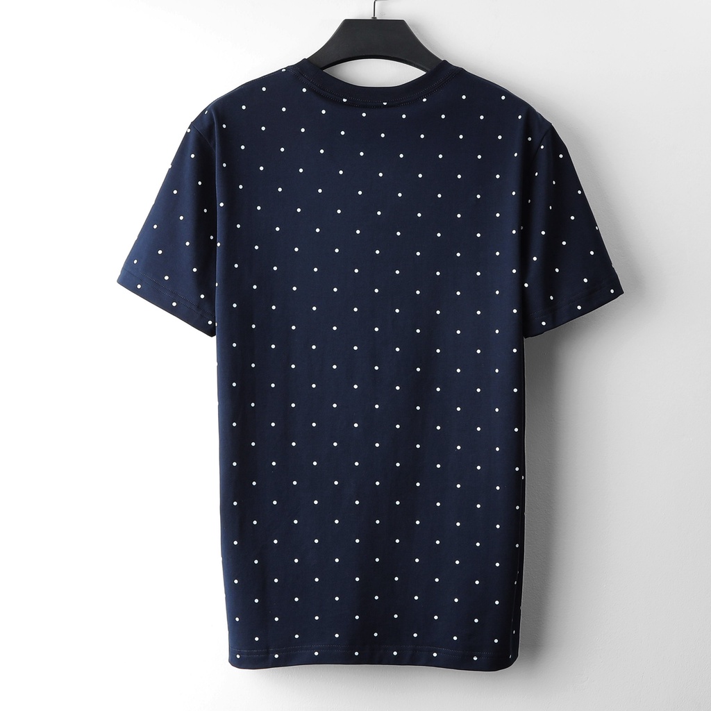 Áo Thun Nam hoạt tiết Chấm bi Cotton Xuất Dư Form Unisex , Bigsize  - 3bros Quần Áo Xuất Khau