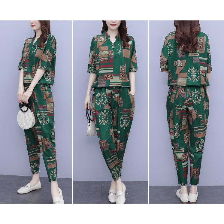 Set Bộ Đồ Nữ Trung Niên Chất Đũi Thô Mềm Mát Sang Trọng cho phái đẹp GIÁ TỐT | BigBuy360 - bigbuy360.vn