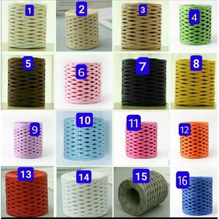 Cuộn Sợi cọ Raffia móc túi xách , mũ đi biển