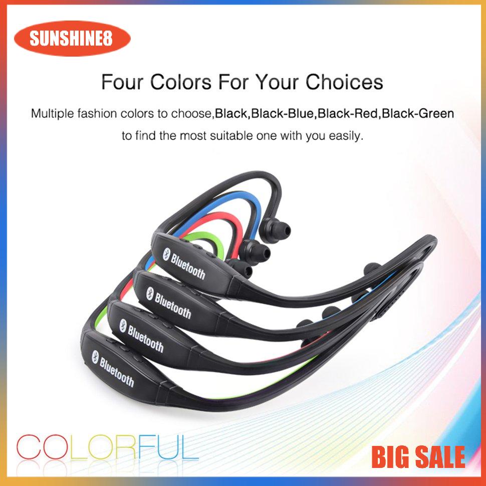 【SUN】S9 Wirelee Earphones Lightweight Earphones With FM Radio For Smartphone