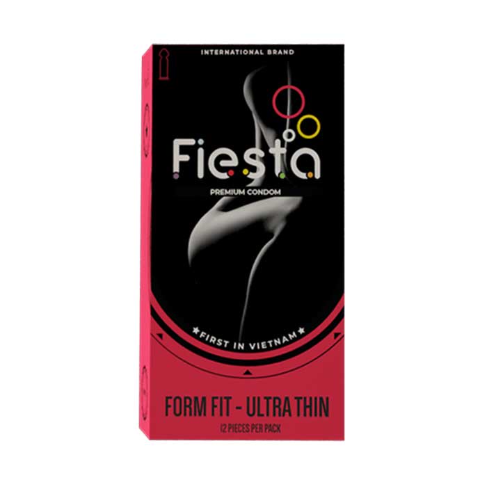 Bao cao su ôm sát, siêu mỏng - Fiesta Form Fit Ultra Thin