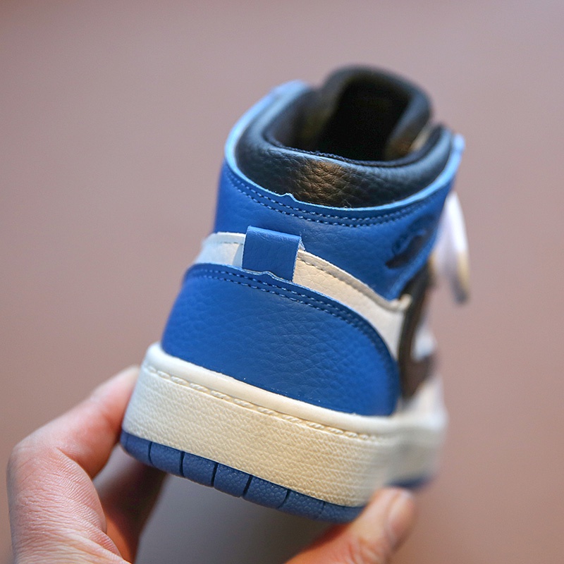 Giày Bóng Rổ Nike Cổ Cao Năng Động Thời Trang Cho Bé