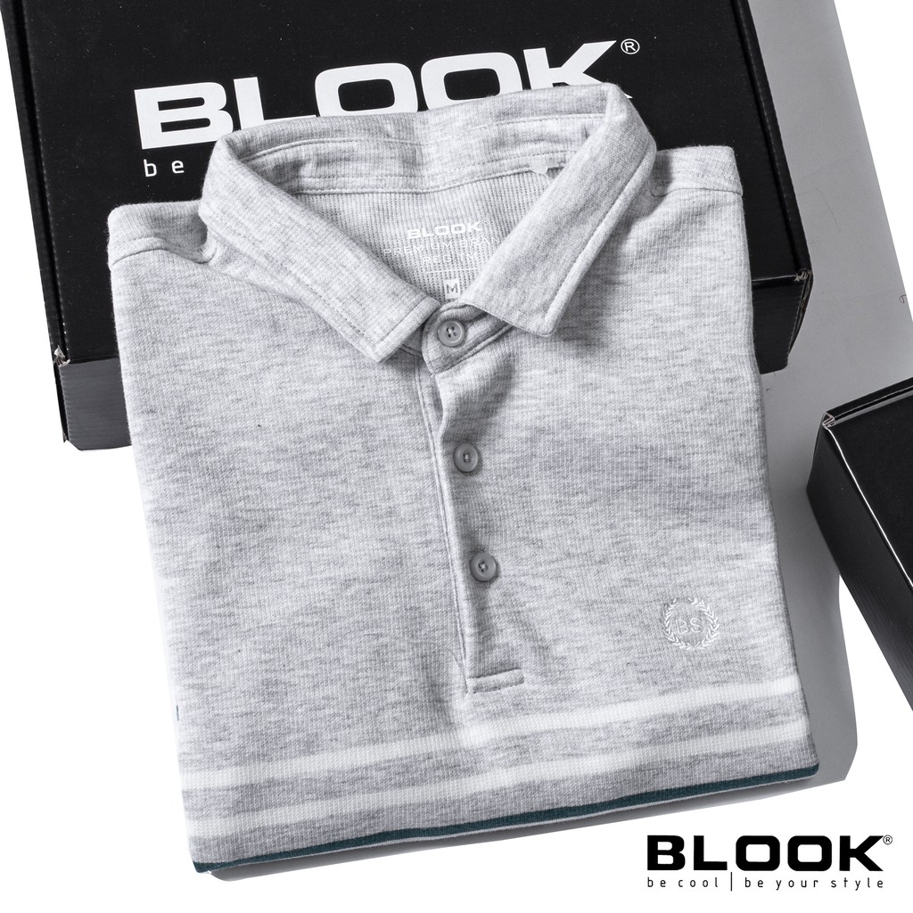 Áo polo nam slimfit BLOOK vải thun mềm mịn cotton co giãn phối màu trẻ trung 33380 ( HÌNH THẬT )