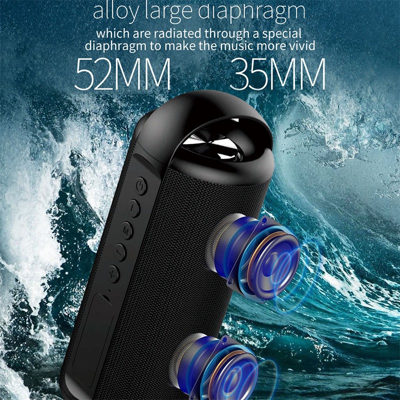 Loa Bluetooth 5.0 ZEALOT S36 HiFi hỗ trợ thẻ nhớ SD/USB