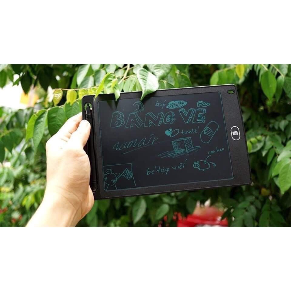 Bảng Viết,Bảng Vẽ Điện Tử Thông Minh Tự Xóa Màn LCD 8.5 inch Cho Bé Tập Viết, Vẽ Đồ Chơi Giáo Dục An Toàn Cho Bé