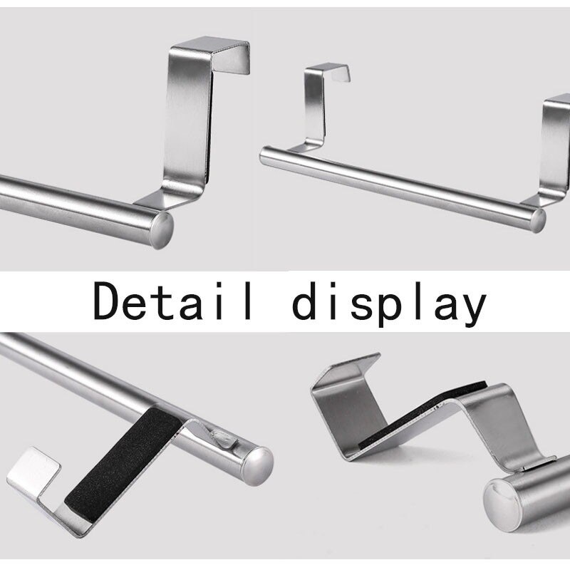 Giá Treo Khăn Gắn Cửa Nhà Tắm / Nhà Bếp Hiện Đại Không Cần Khoan Lỗ [Dolity2]