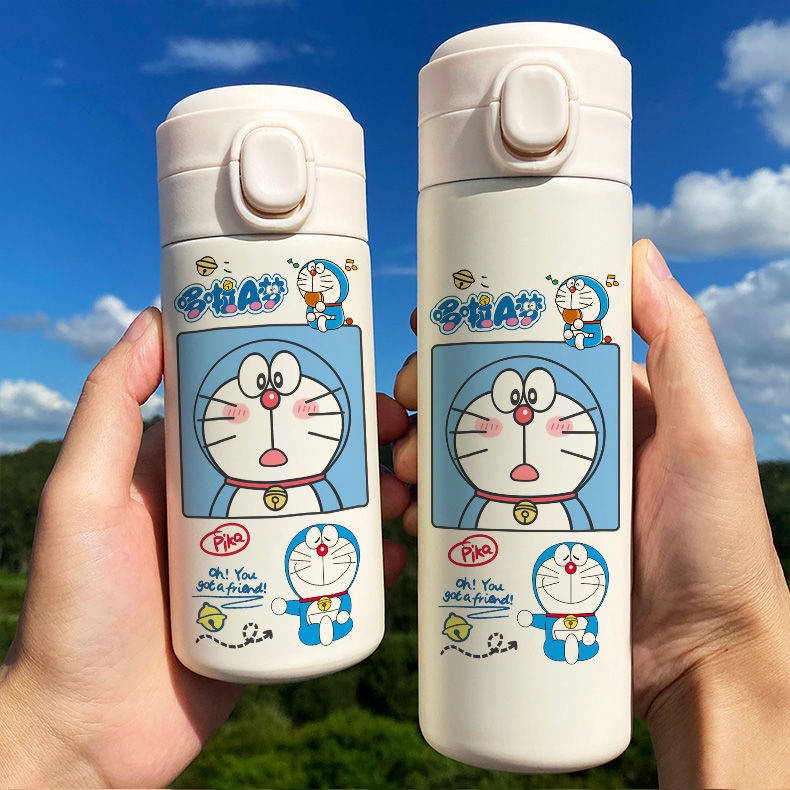 Bình Nước Họa Tiết Doraemon Xinh Xắn Theo Phong Cách Nhật Bản