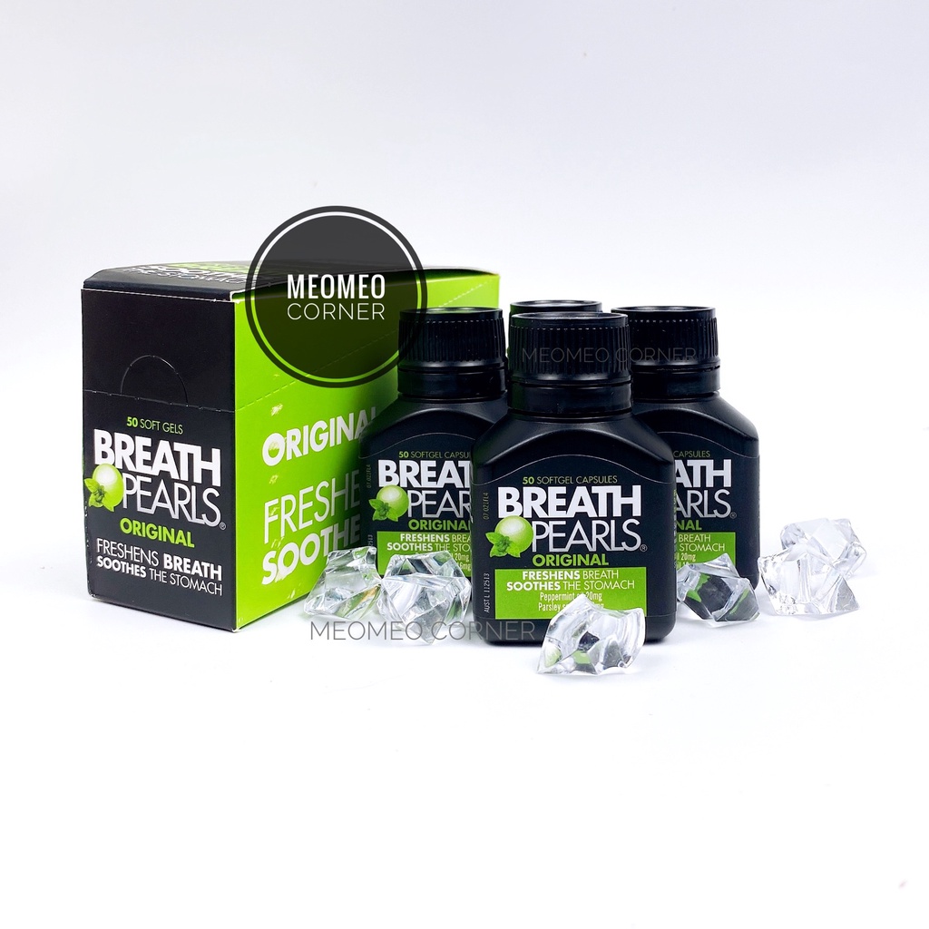 Kẹo thơm miệng Breath Pearl. Úc