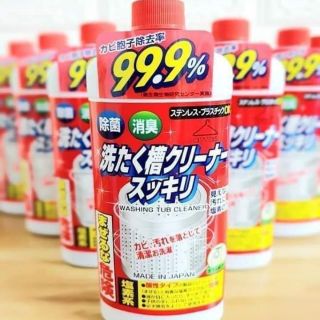 Nước tẩy vệ sinh lồng máy giặt 99,9% của Nhật Bản