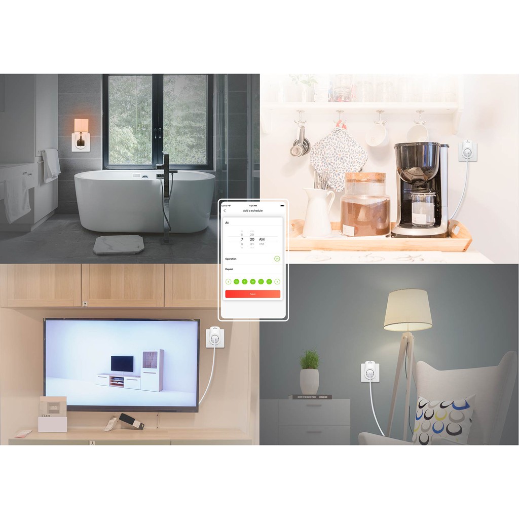 (Bảo hành chính hãng 2 năm), Ổ cắm Wifi Thông minh Tenda Beli SP3, thiết kế hiện đại , sang trọng