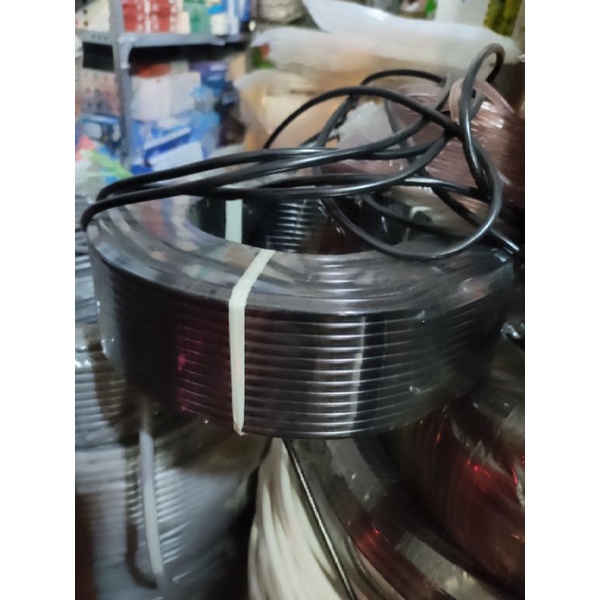 1m Dây điện đen tròn 2 lớp vỏ,dây điện trang trí,dây điện đèn thả