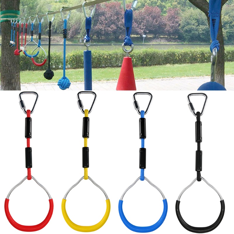 Bộ Vòng Nhẫn Mặt Trời Tập Thể Dục Cho Backyard Ninja Warrior Obstacle Slackline