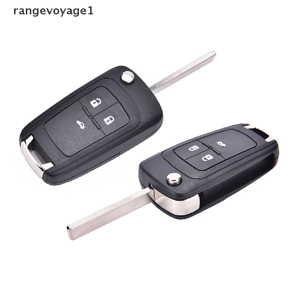 Vỏ Chìa Khóa 3 Nút Gấp Được Cho Chevrolet Cruze [rangevoyage1]