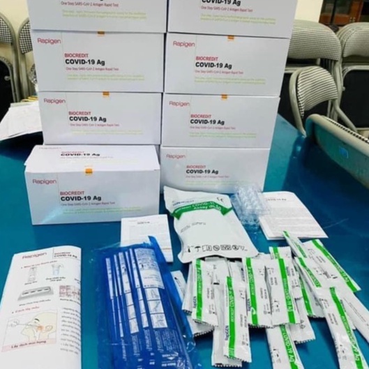 [Chính hãng]Test nhanh, kit test nhanh BioCredit Covid-19 Ag của Hàn Quốc