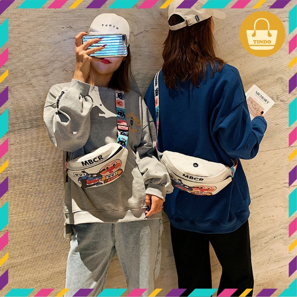 [SALE GIÁ GỐC] Túi bao tử nữ bằng vải dễ thương anpanman đi dã ngoại phong cách Nhật Bản [1828] | BigBuy360 - bigbuy360.vn