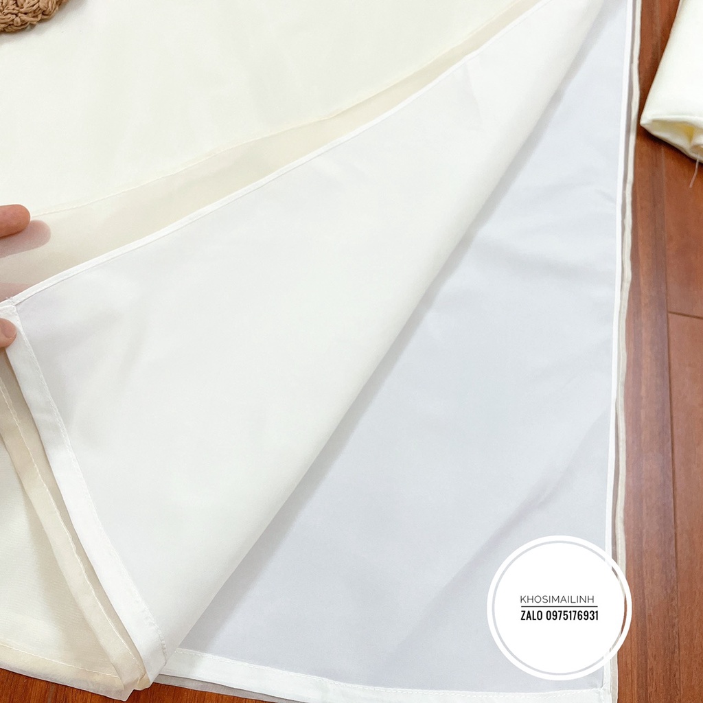 ✨BÁN SỈ✨ÁO DÀI TƠ BE BÈO VAI ĐÍNH CƯỜM CỔ - NGUYÊN ÁO