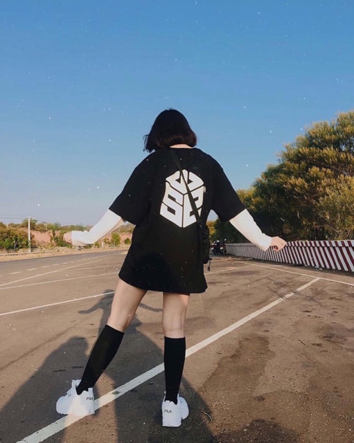 ÁO THUN SWE BIG LOGO TRẮNG ĐEN CAO CẤP ( FULL TAG ) ( LOCAL BRAND ) | BigBuy360 - bigbuy360.vn