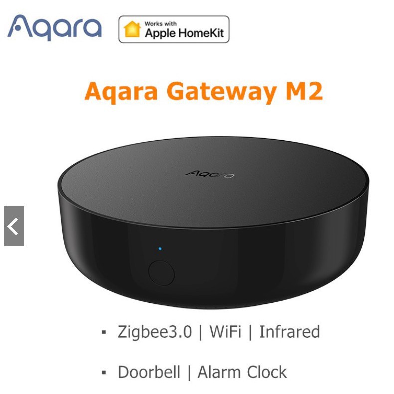 Xiaomi Aqara Hub M2 - Zigbee 3.0, Bluetooth tương thích Apple HomeKit. Bản quốc tế, tích hợp loa, tích hợp hồng ngoại.