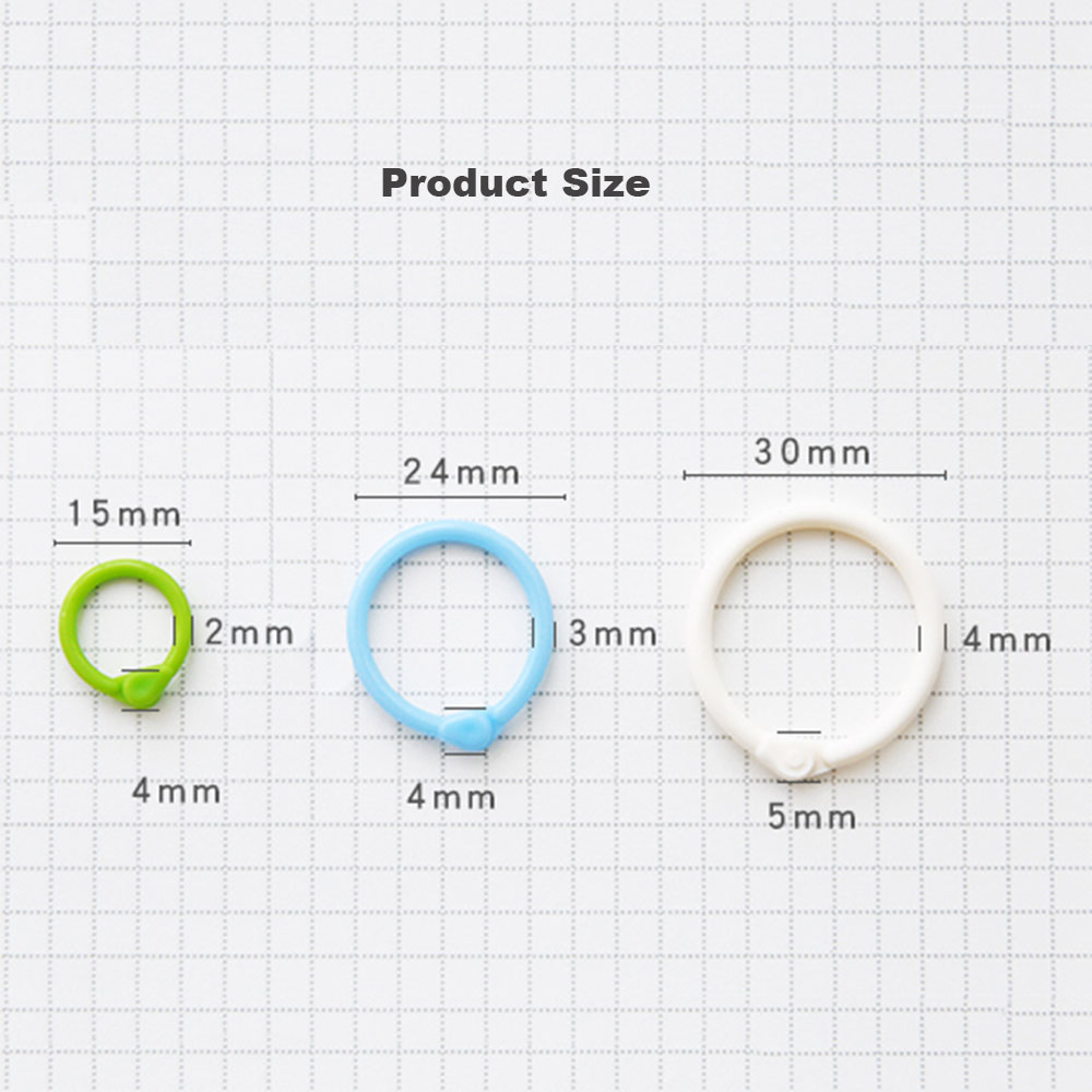 Phụ kiện khóa vòng tròn bản lề cho sổ tay thủ công tiện dụng