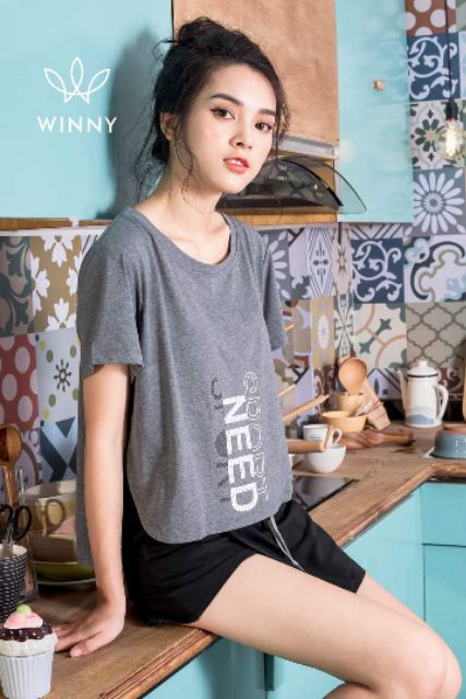 Bộ áo T-shirt quần giả váy cotton Winny SO4535 Giá 368.000đ