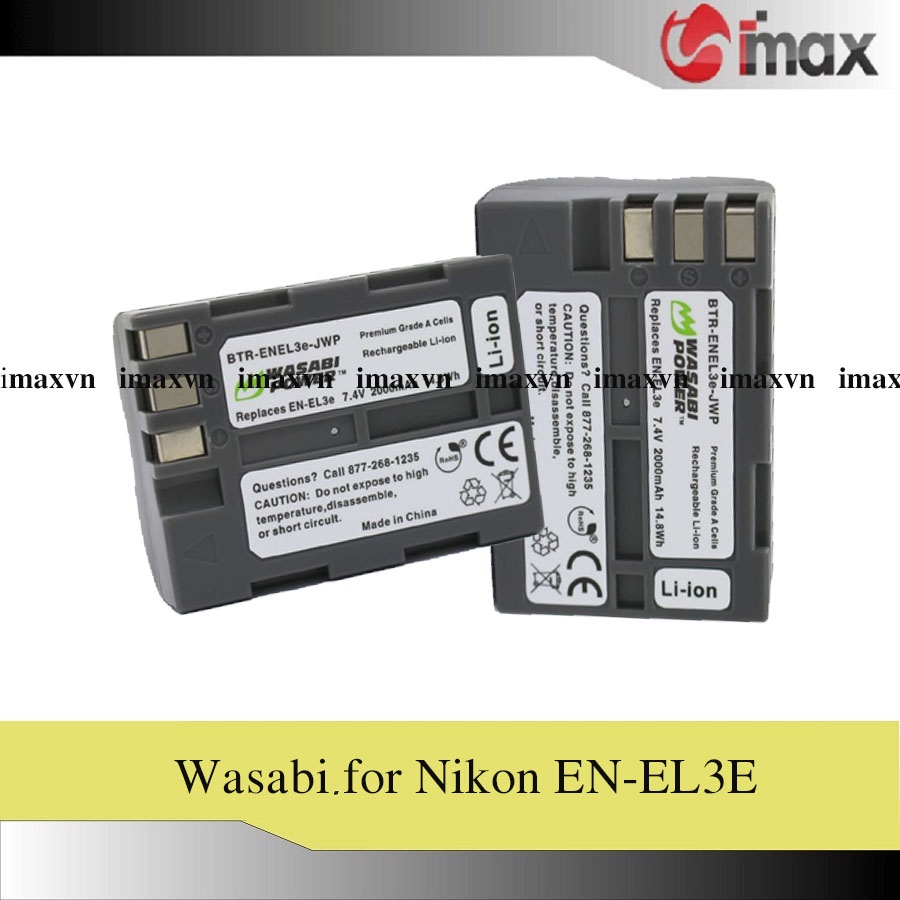 Pin máy ảnh Wasabi for Nikon EN-EL3e