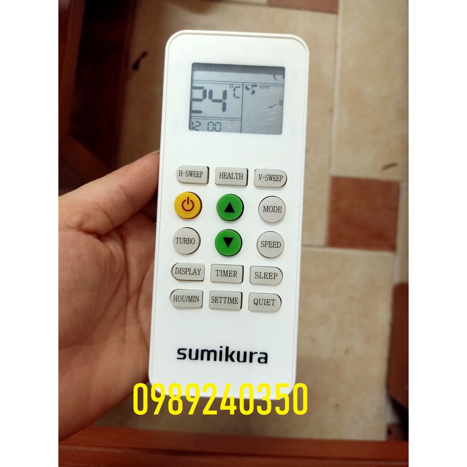 Điều khiển remote điều hòa máy lạnh Sumikura