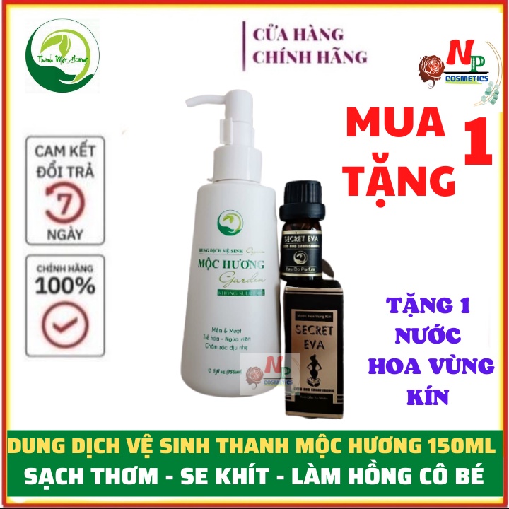 Dung dịch vệ sinh phụ nữ Thanh Mộc Hương mẫu mới - MUA 2 TẶNG 1 NƯỚC HOA