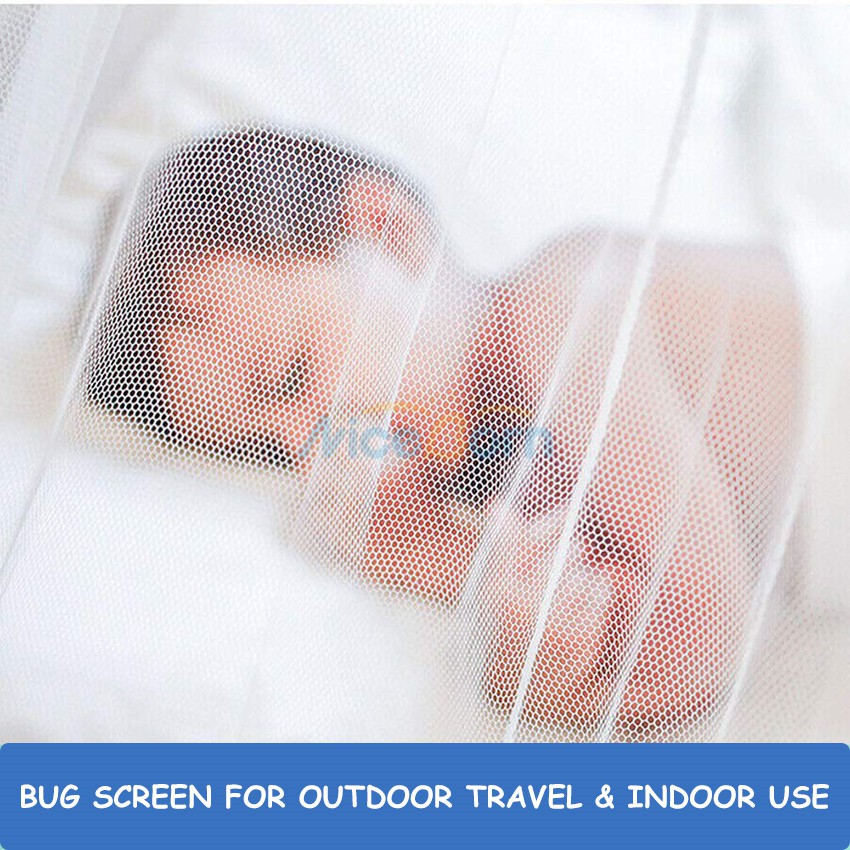 Lưới Chống Muỗi Siêu Mịn Bảo Vệ Xe Đẩy Em Bé An Toàn